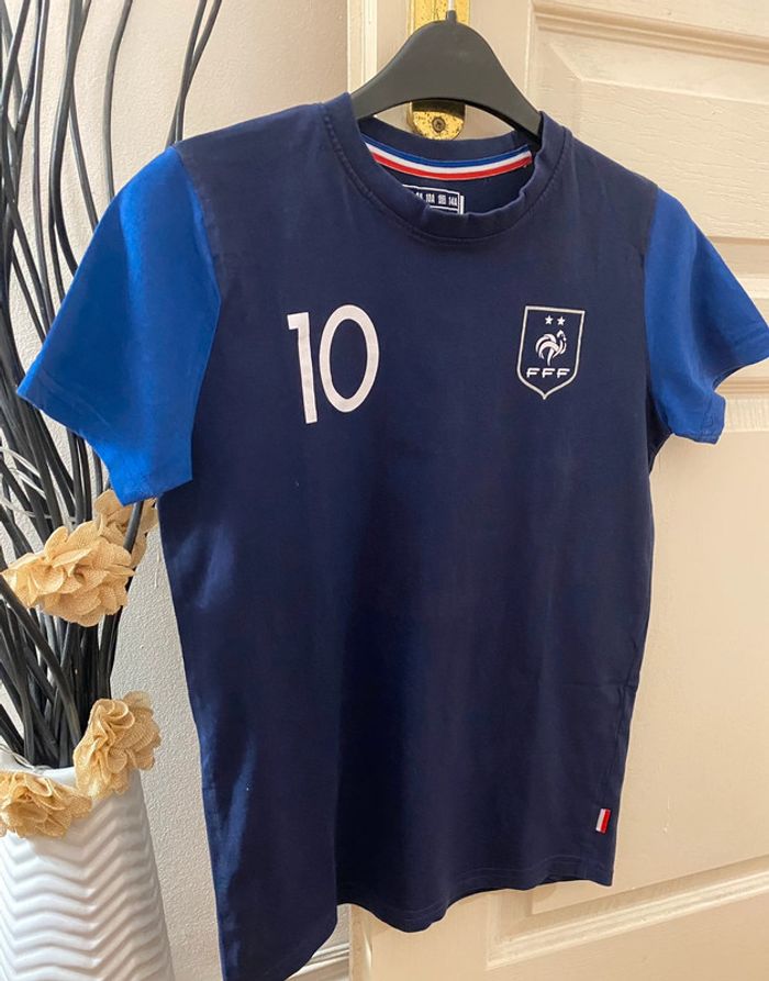 T-shirt FFF Foot Mbappé Taille 12 ans - photo numéro 11
