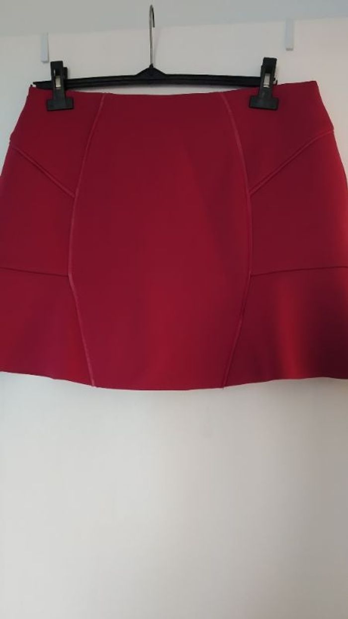 Jupe framboise