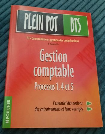 Livre Plein pot Bts Gestion comptable neuf