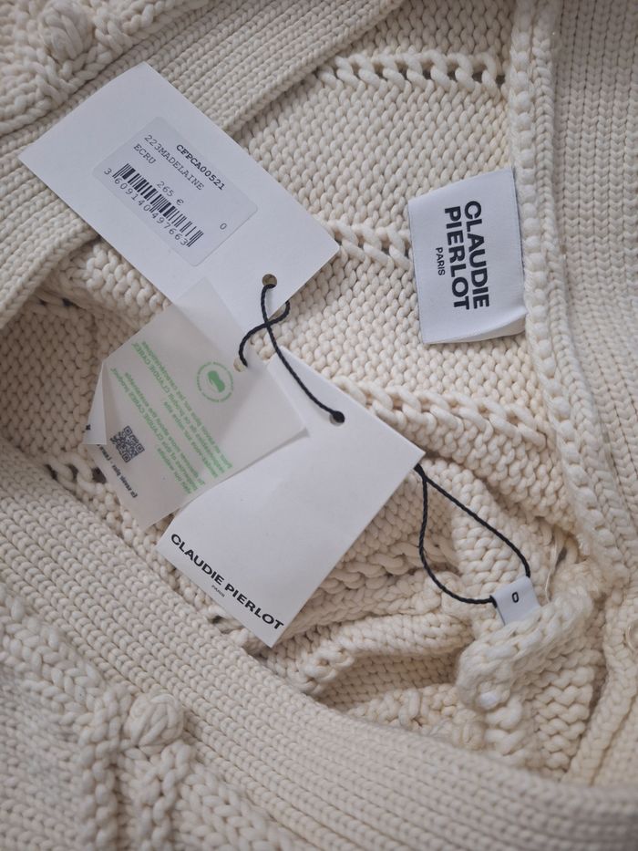 Gilet beige/ Claudie Pierlot - photo numéro 6