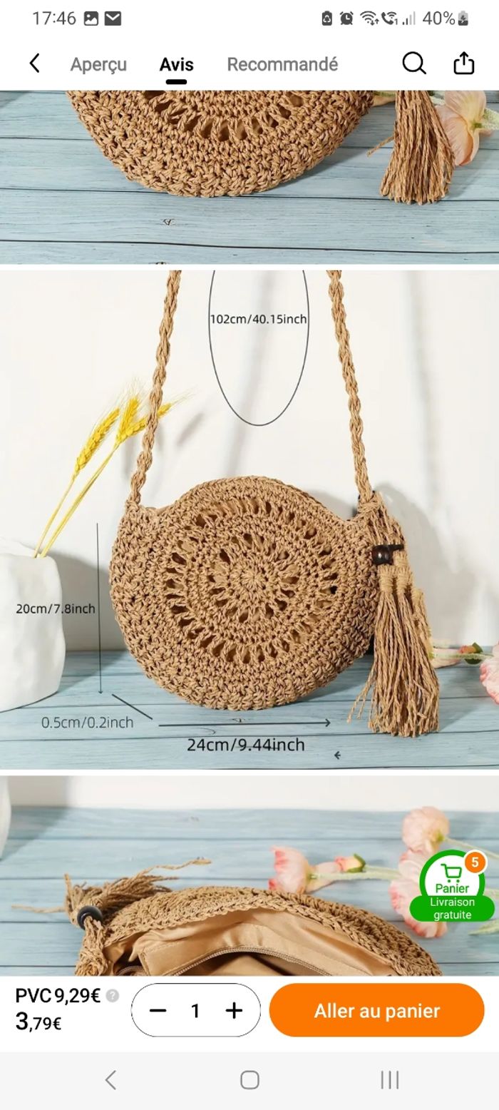 Sac à main rond - photo numéro 2
