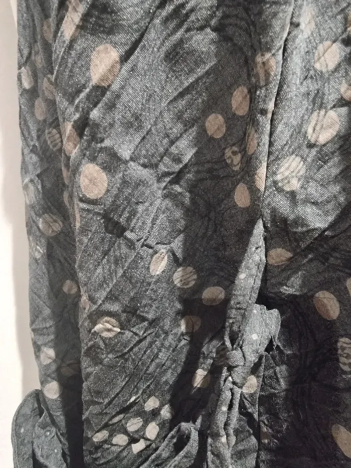 Robe courte cache cache noire a poches originales 38 - photo numéro 3