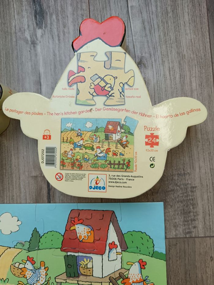 Puzzle le potager des poules Djeco - photo numéro 2