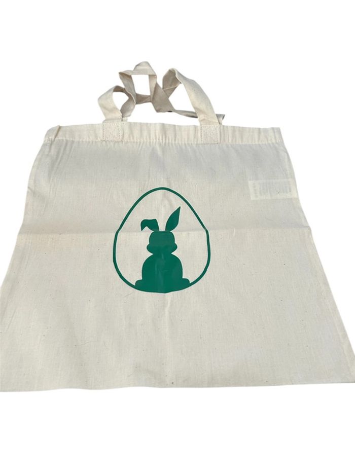Tote bag lapin vert