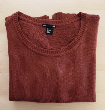 H&M pull rouille L
