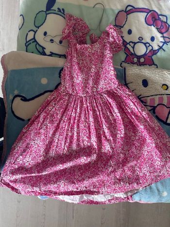 Robe jacadi dos croisé 