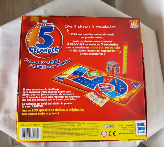 jeu " 5 secondes  " - photo numéro 2