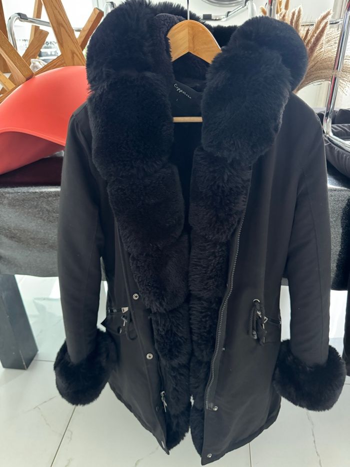 Manteau Copperose avec fourrure - photo numéro 2