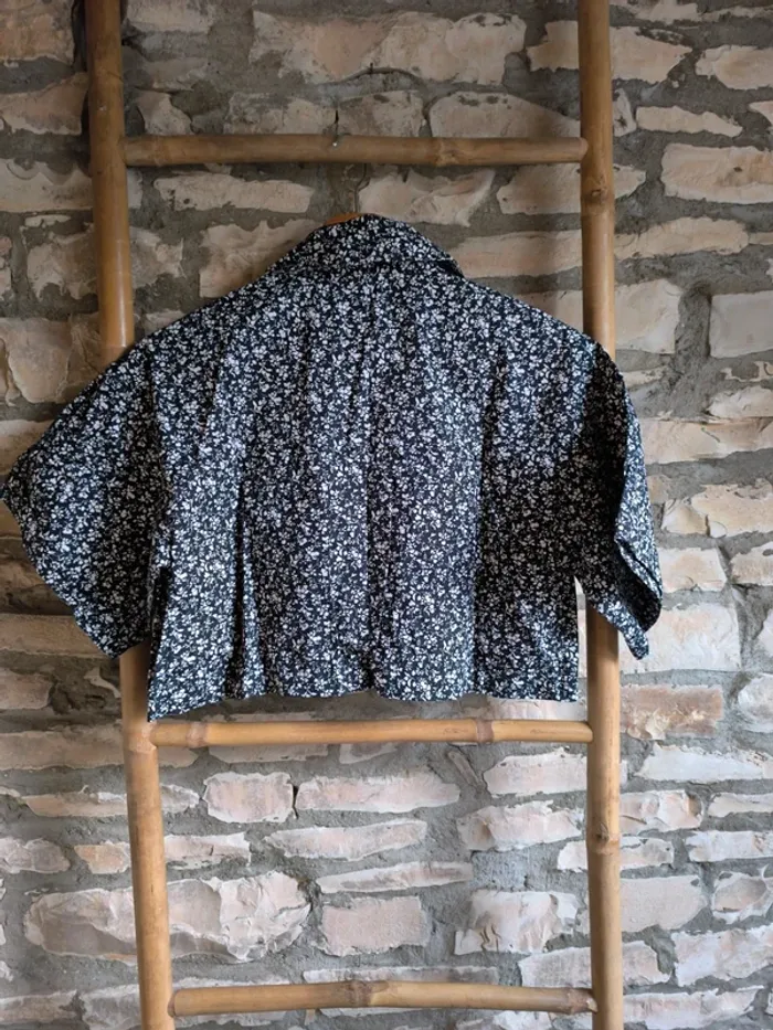 Blouse crop zara - photo numéro 2