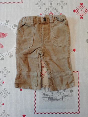 Pantalon velours 6 mois