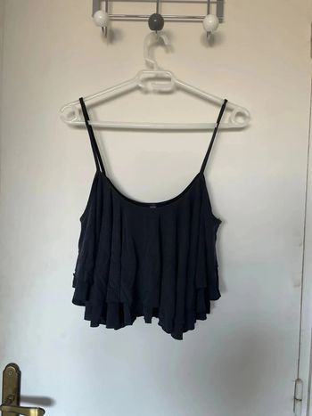 Crop top noir