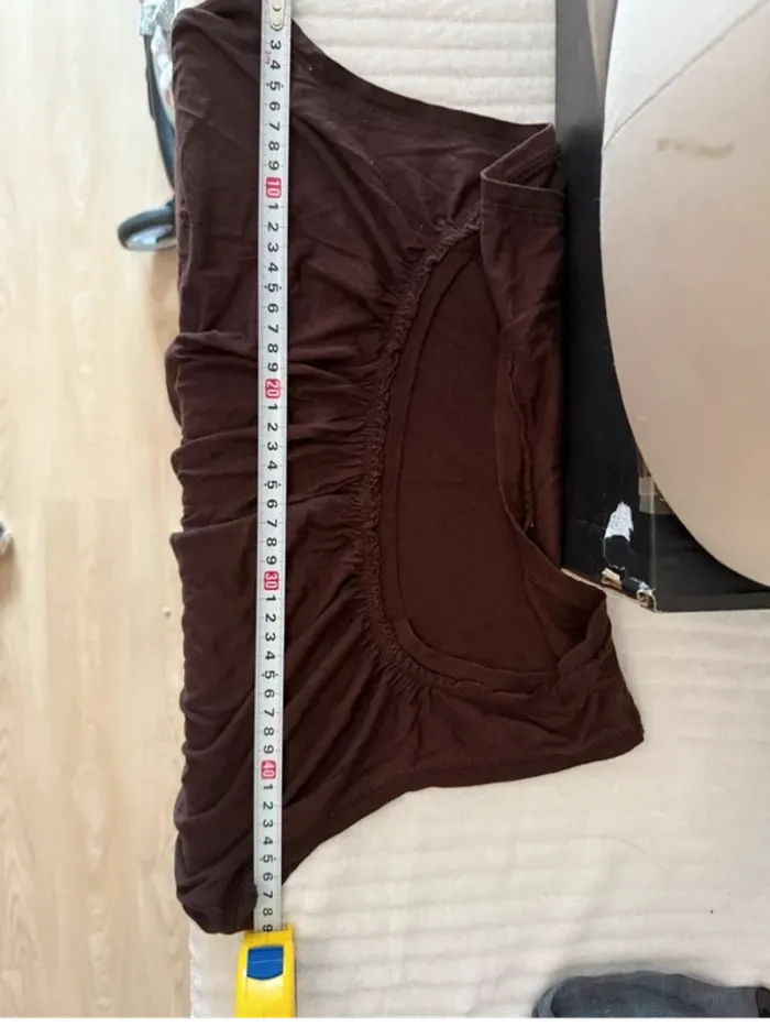 Débardeur Ample Marron Foncé - Confortable et Polyvalent - photo numéro 3