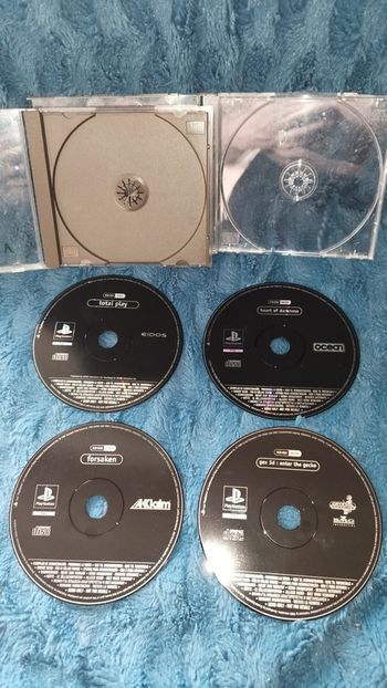 Lot 4 cd Demo Playstation Forsaken Gex 3d enter the gecko Heart of Darkness Total Play