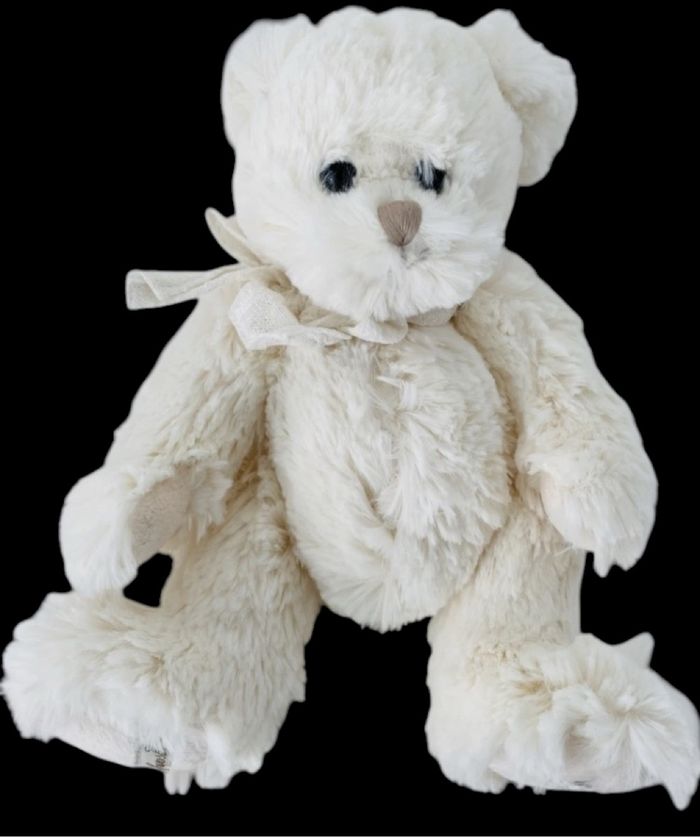 ❤️ 28cm Doudou Peluche BUKOWSKI Mon Premier Ours Blanc Crème Écru Beige