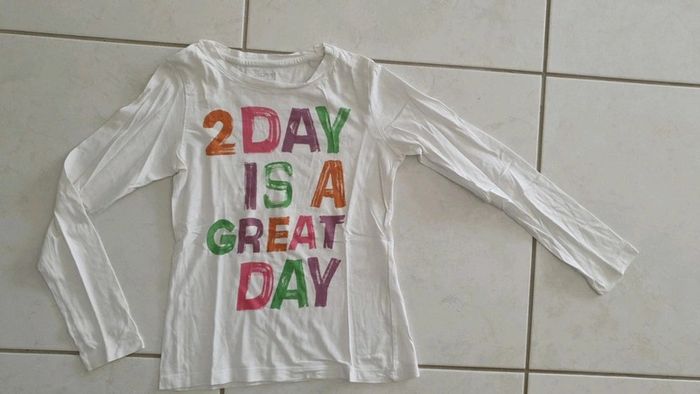 T-shirt ML fille Esprit 10 ans ch7 - photo numéro 2