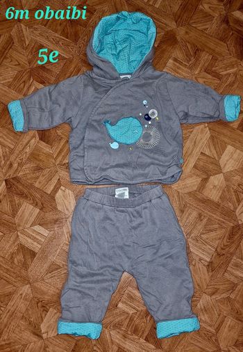 Ensemble epais 6mois obaibi