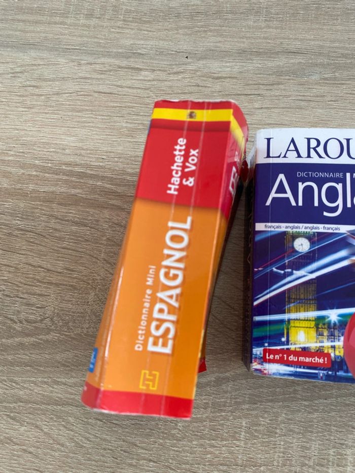Lot de deux dictionnaires espagnol et anglais - photo numéro 4