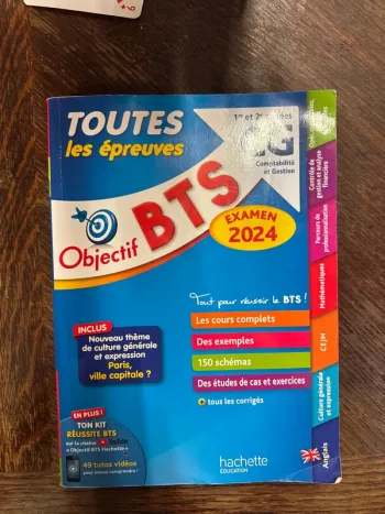 Objectif BTS examen 2024