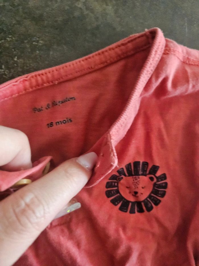 Tee shirt lion 18 mois - photo numéro 2