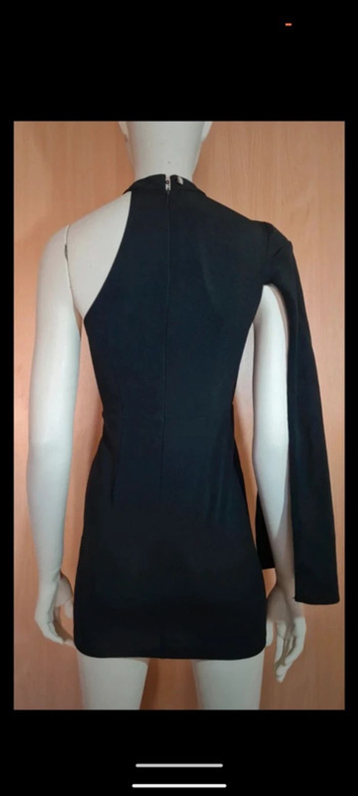 Robe élégante noire chic original - photo numéro 3