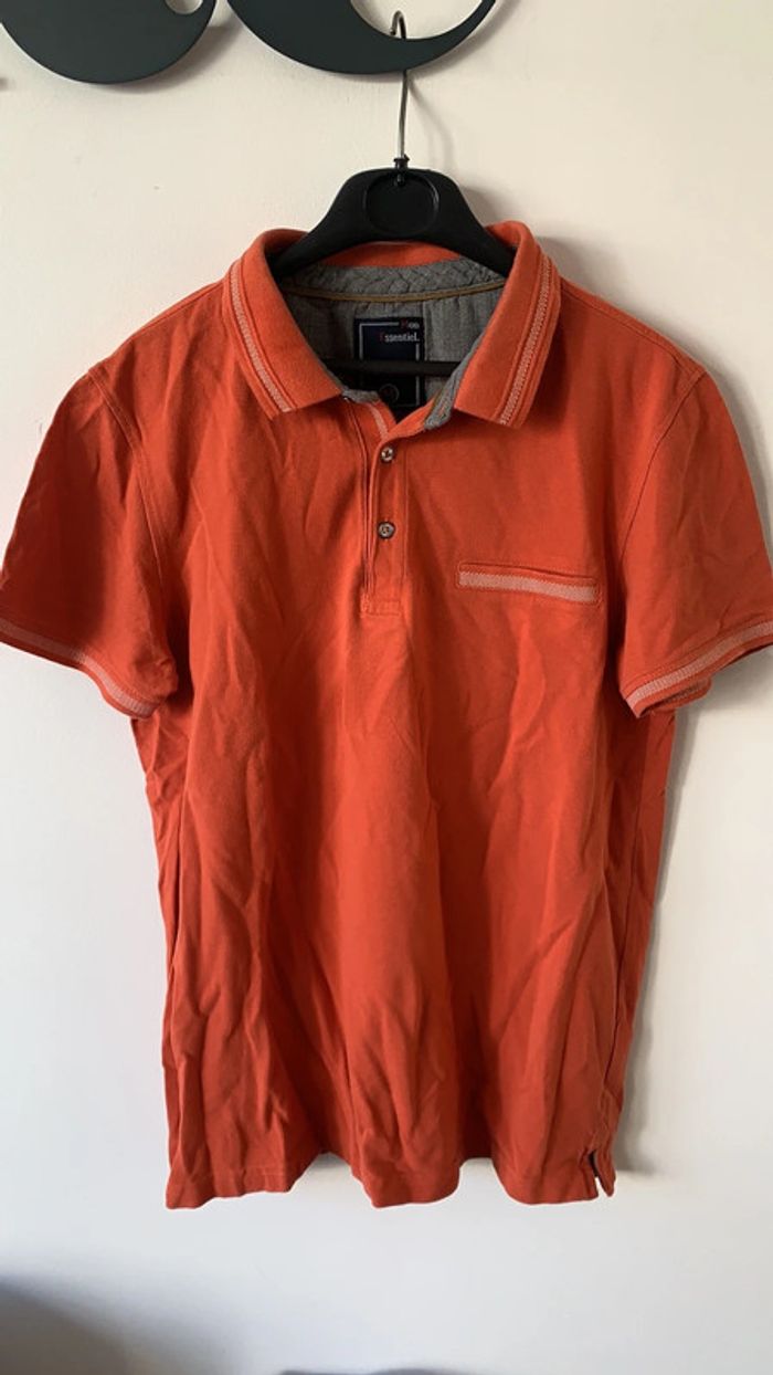 Polo orange corail Devred taille M