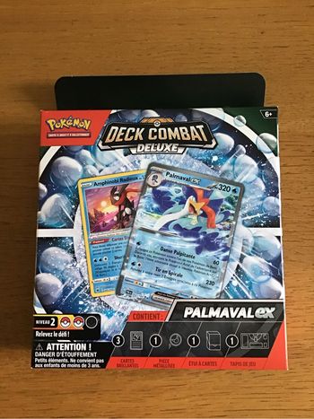 Cartes Pokémon deck combat Deluxe palmaval ex amphinobi radieux neuf