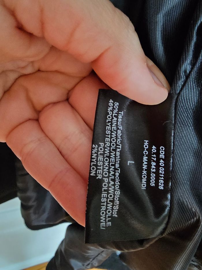 Manteau caban homme laine - photo numéro 3