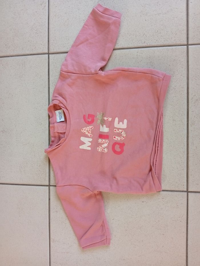Sweat-shirt fille 1 an Tape à l'oeil