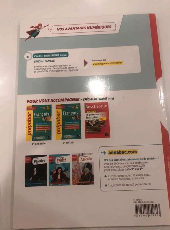 Langue française et expression 1ere. Hatier. Neuf - photo numéro 2