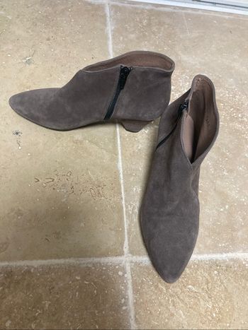 Bottines daim