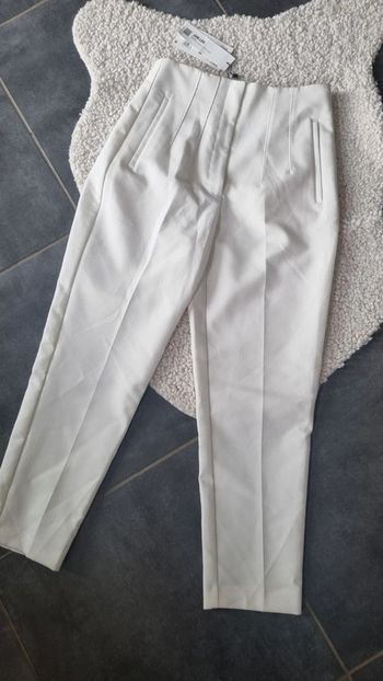 Pantalon blanc ZARA neuf L 40