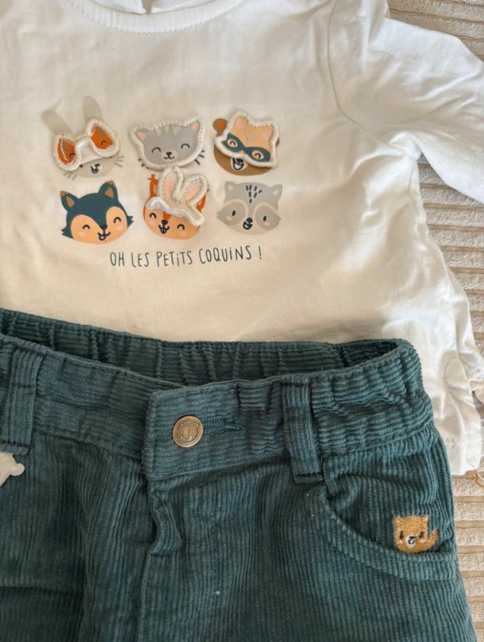 Ensemble bébé garçon  9 mois