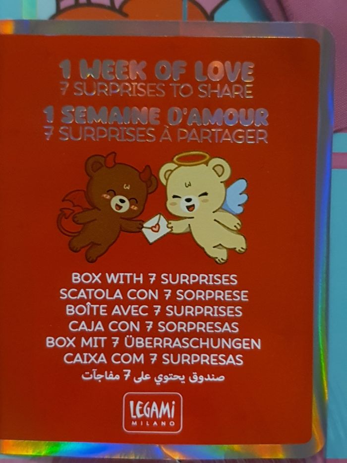 Boite surprise Legami Saint Valentin 2026 - photo numéro 3