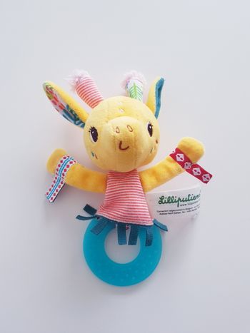 Lilliputiens - Zia - Hochet de dentition - Girafe