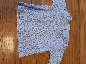 T shirt manche longue fleur