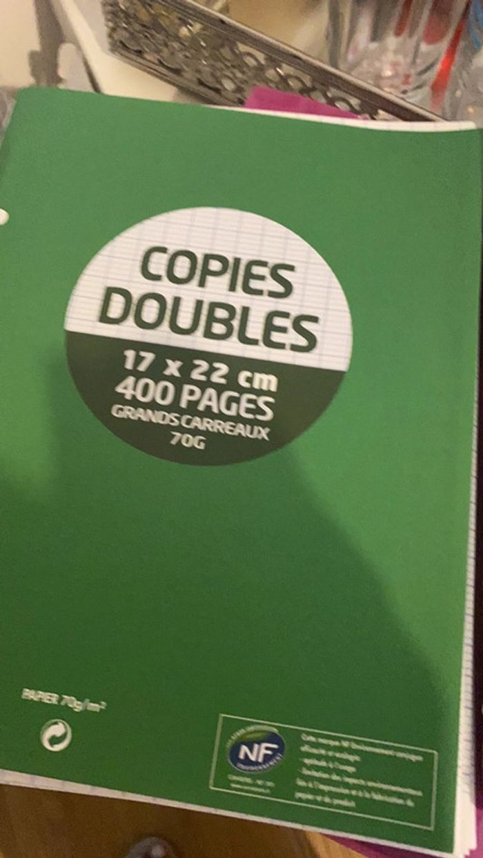 Copies doubles petit format - photo numéro 2