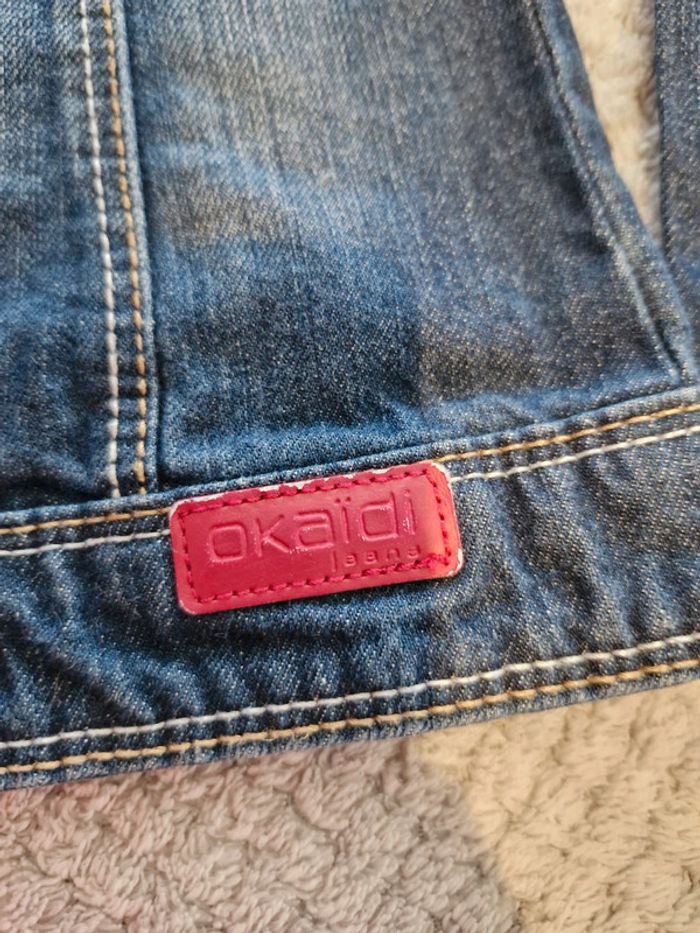 Veste en jean fille Okaidi 4 ans - photo numéro 8