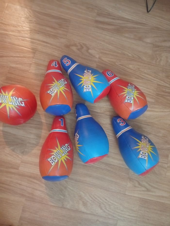 Lot quilles bowling enfants - photo numéro 4