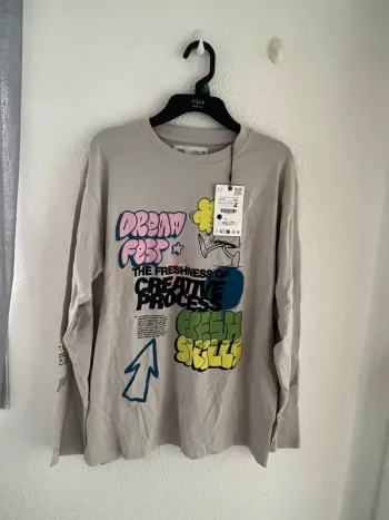 Pull manches longues t-shirt Zara taille 13/14 ans💫