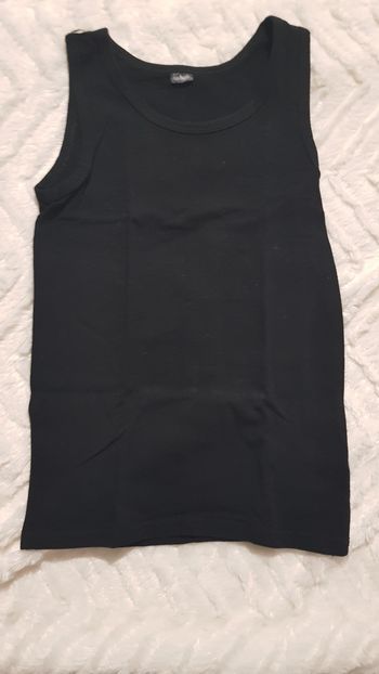 T-shirt débardeur  noir