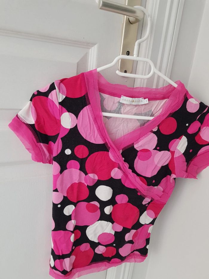 Tee-shirt col croisé