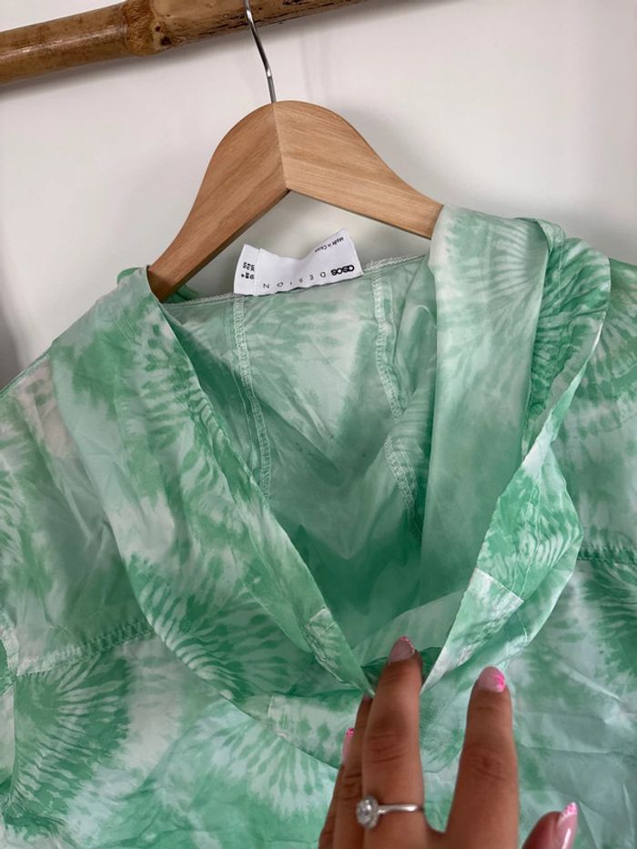 k way vert et blanc Asos taille 38 M - photo numéro 9
