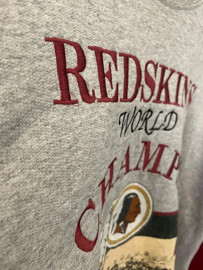 Vintage 1993 Washington Redskins NFL Crewneck XL Made in USA 🇺🇸 - photo numéro 3