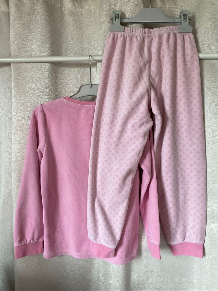 Pyjama velours rose Minnie 8 ans Disney C&A - photo numéro 3