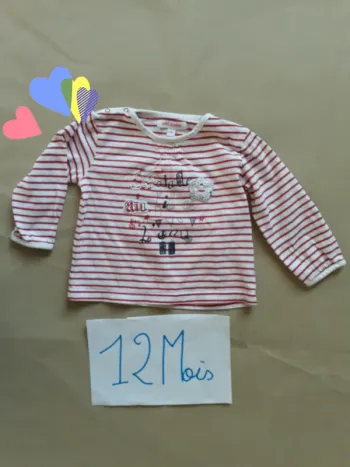 T-Shirt ML 12 Mois