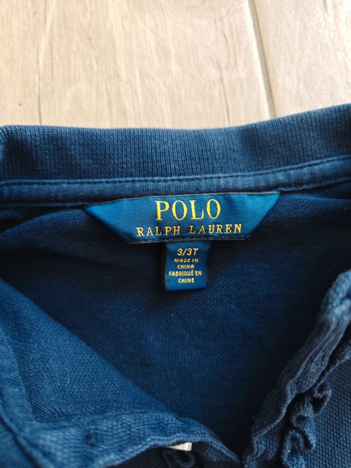 Polo bleu marine Ralph Lauren 3 ans - photo numéro 3