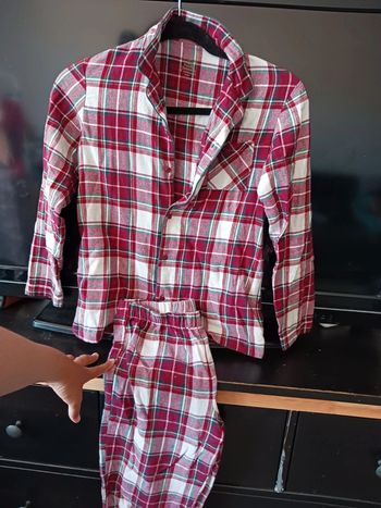 Ensemble pyjama à carreaux taille 12 ans
