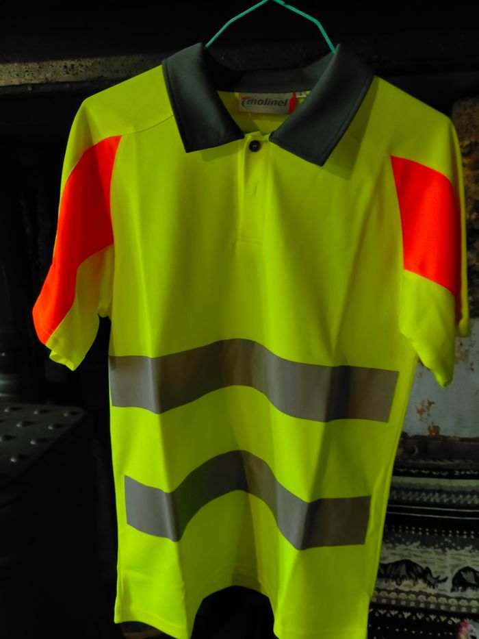 Polo haute visibilité taille S - photo numéro 2