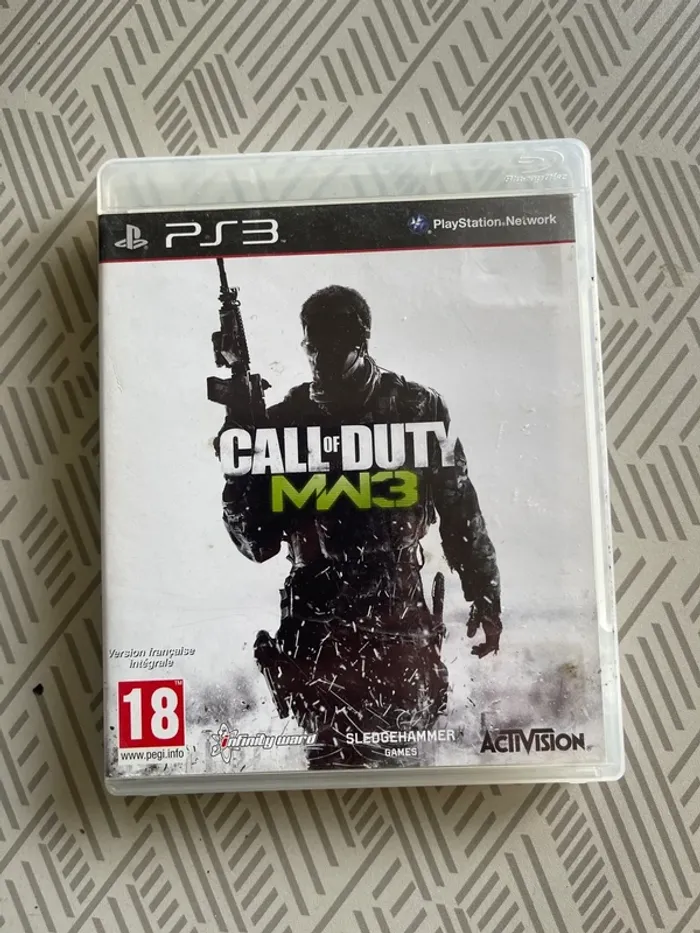 Jeu PS3  call of duty MW3