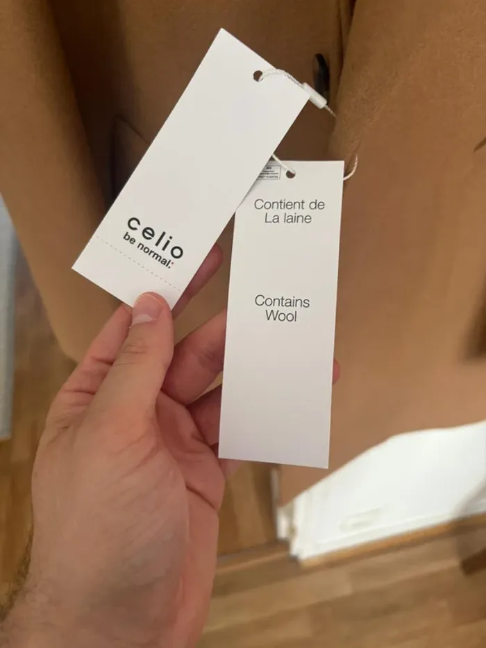 Manteau contenant de la Laine  Celio - photo numéro 5